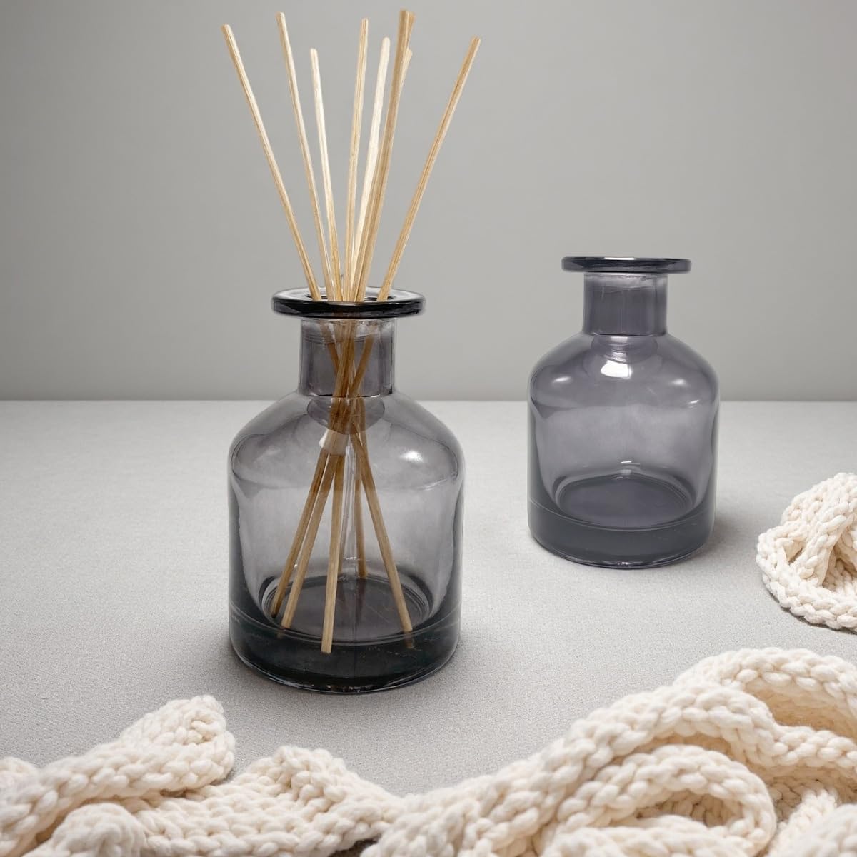 erioctry 1PCS 150ml/5oz Glass Diffuser Bottle Aromatherapy Jar Exquisite Essential Oils Container Fragrance Accessories Use for DIY Diffuser Sticks Essential Oils Crafts Decor Gift - Image 7