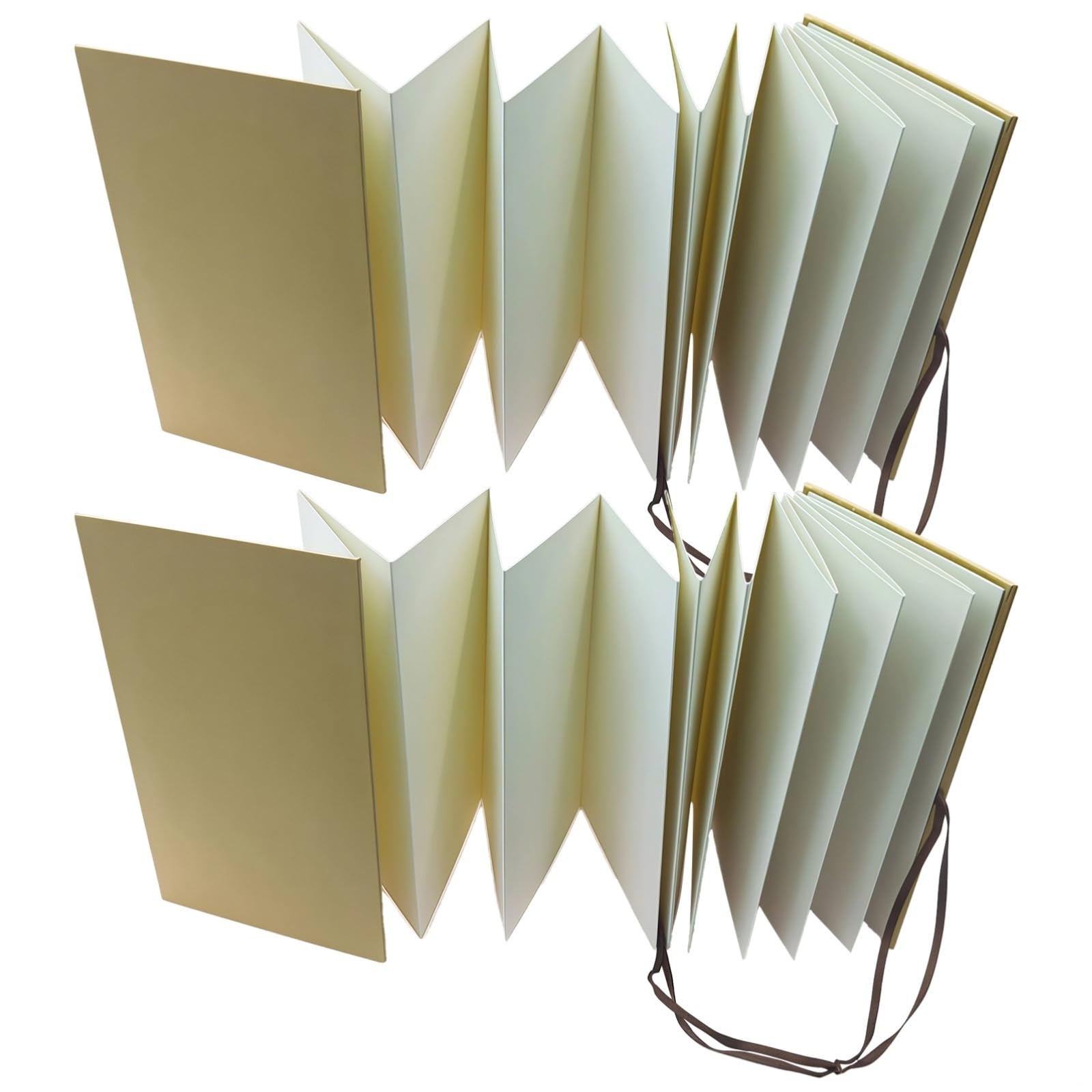Carnet de croquis A5 accordéon aquarelle lot de 2 papier à dessin scrapbooking timbres