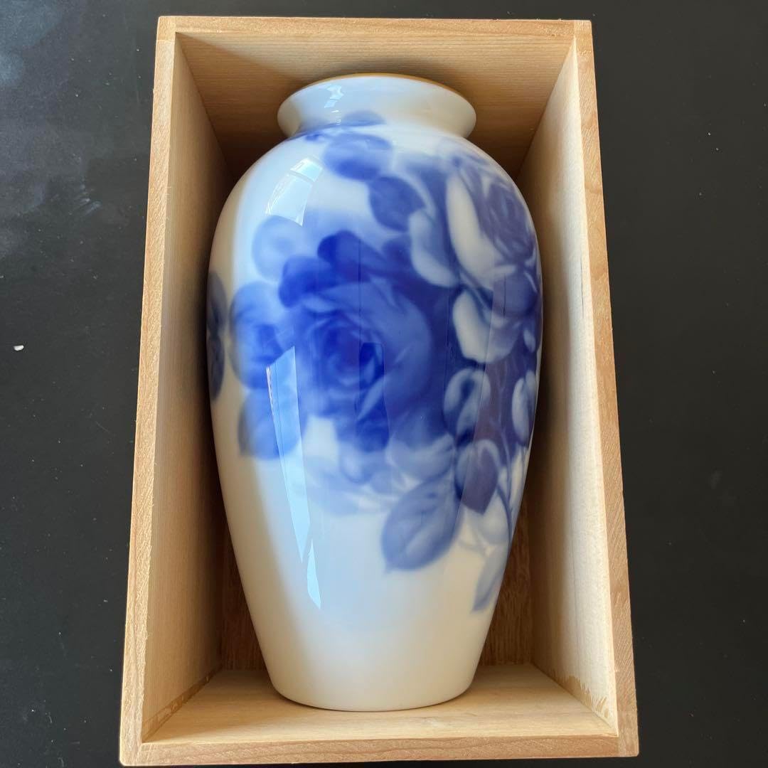 美濃焼伝統工芸士 真山窯 伊藤真司 箱入 説明証明書付 壺 花瓶 志野