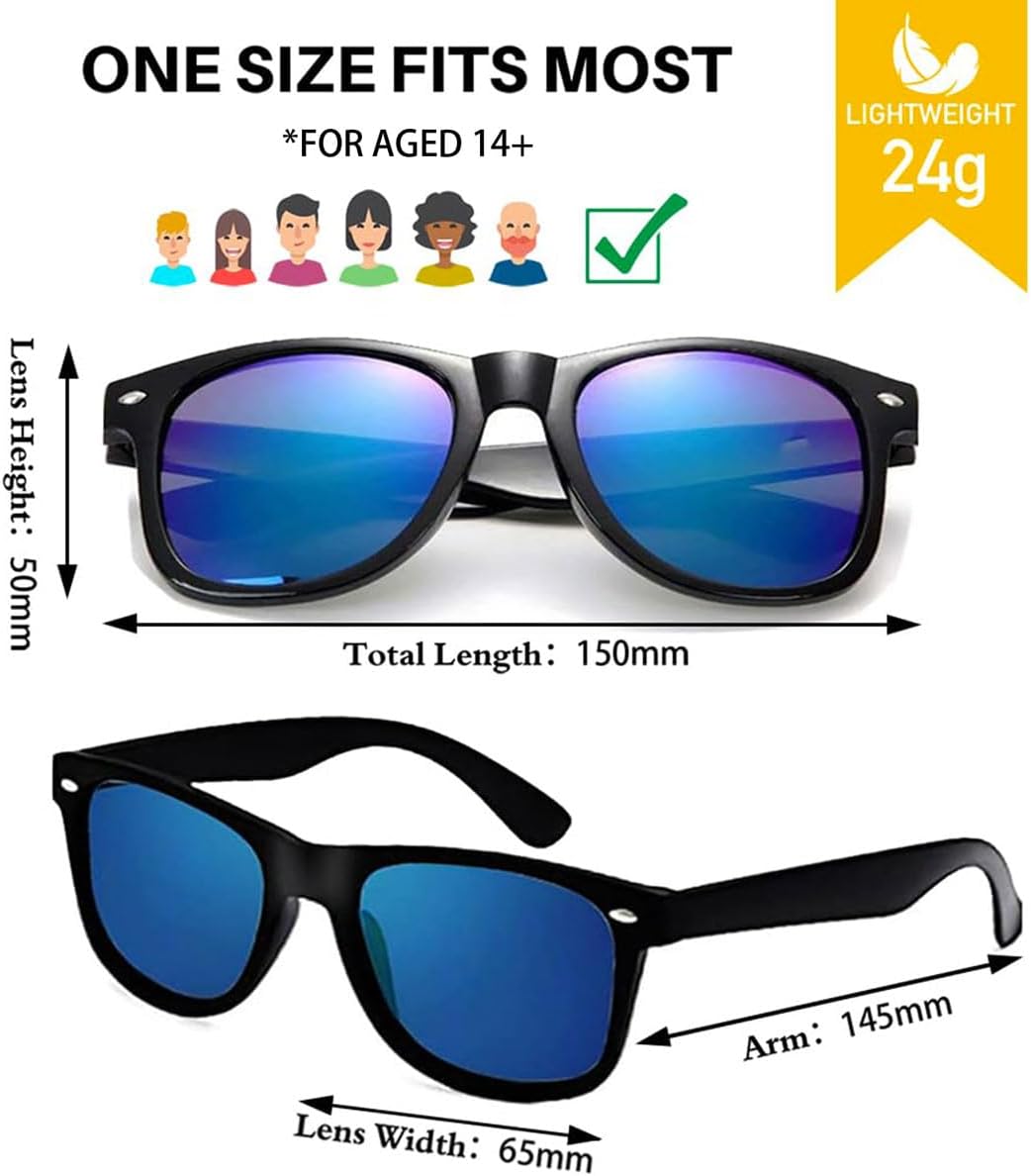 Party Sunglasses Bulk - Adult Retro Plastic Pack of 12 Vintage Sunglasses for Men Women - Party Favors image 5