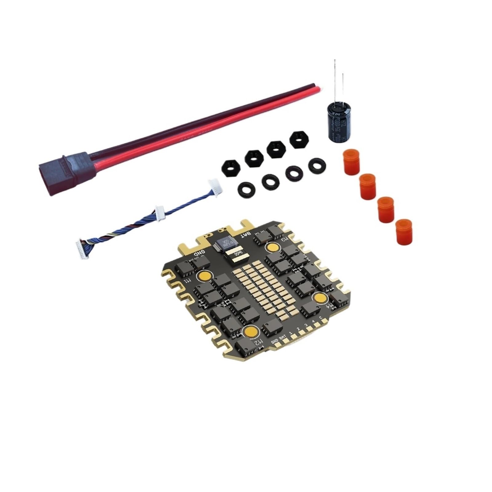 Compatibile con DAKEFPV F405 120A Stack Flight Controller BLHELI_S 4in1 ESC 30,5x30,5mm 3-12S for droni FPV(12S 120A ESC)