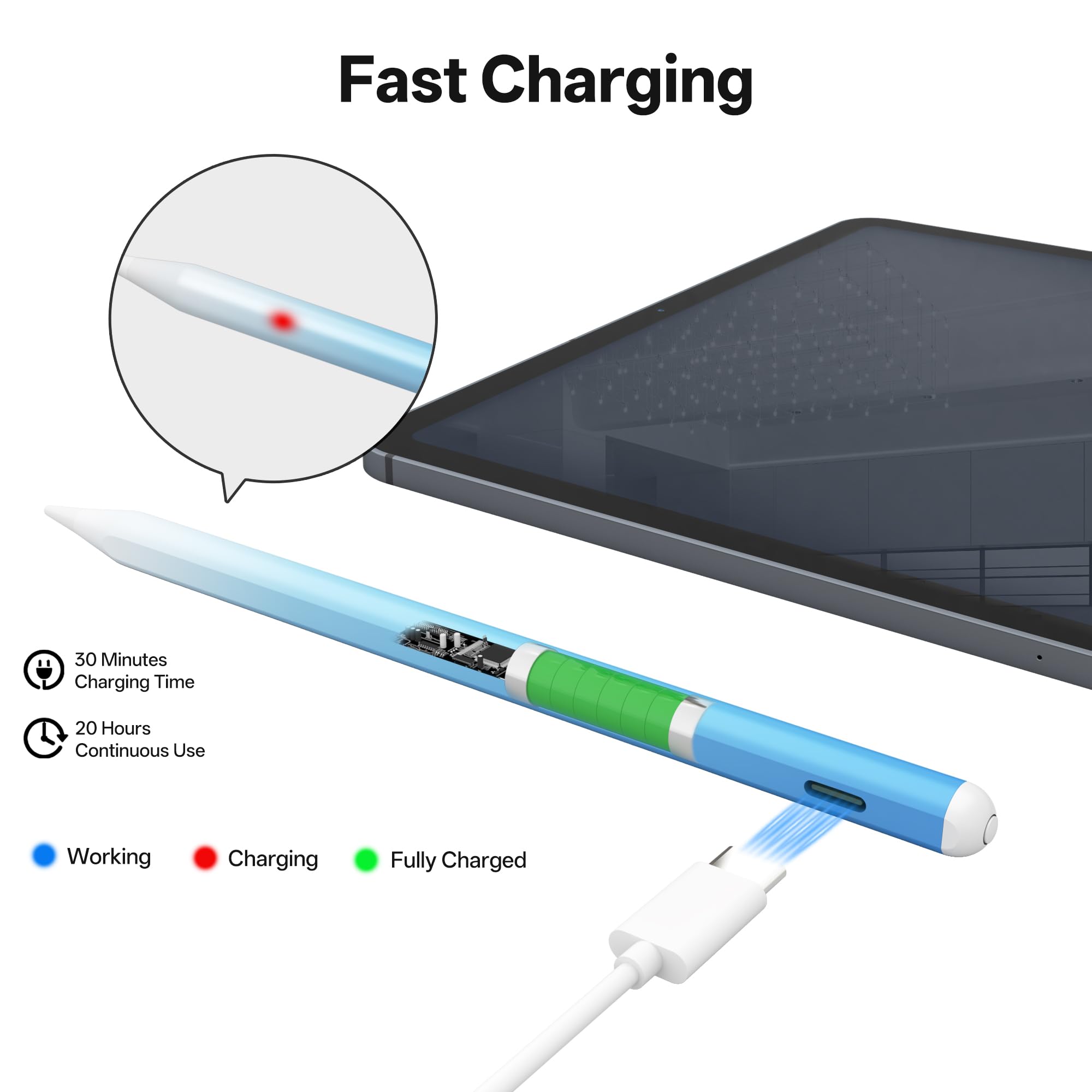 Amazon.com: Stylus Pen for Apple iPad Pro 13/12.9/11-inch