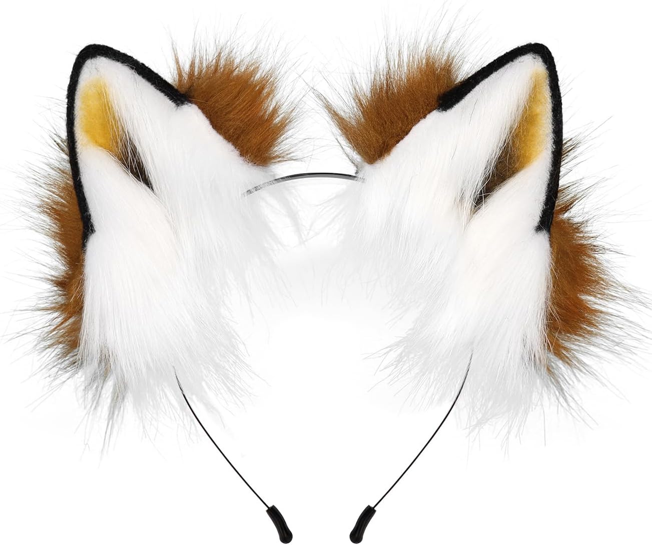 Fox Cat Long Fur Ears Hair Headwear Wolf Animal Anime Halloween Cosplay Costume