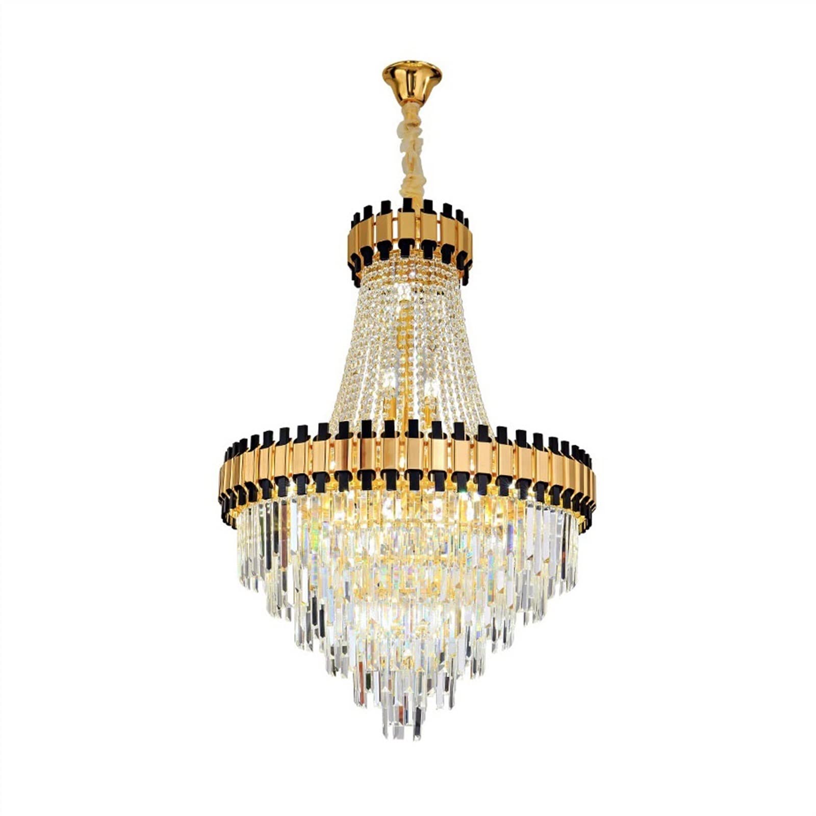 Kp6xlf3gt One Color Hallway Pendant Lights Luxury Crystal Chandeliers Living Room Staircase Decoration Lighting Fixtures Villa Duplex