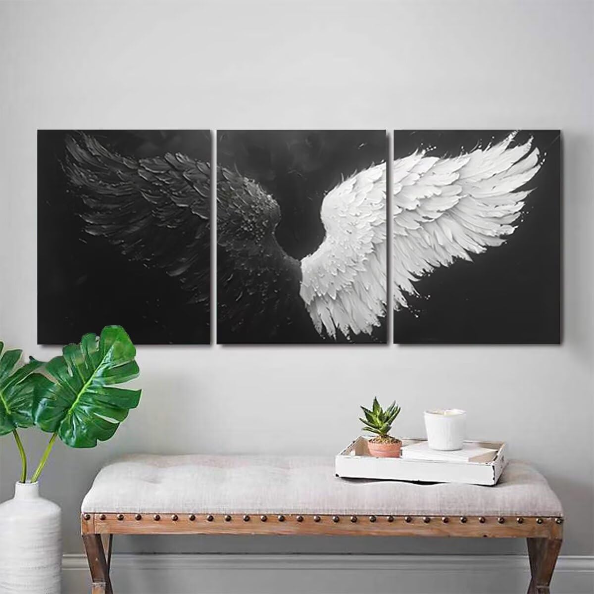 Diamond Painting 50x70 cm, 3 Pack Ala Diamond Painting Kit Completo, Kits de Punto de Cruz Diamantes para Manualidades Adultos, Pintura de Diamante Sueño para Cuadros Decoracion Salon Modernos, K-36