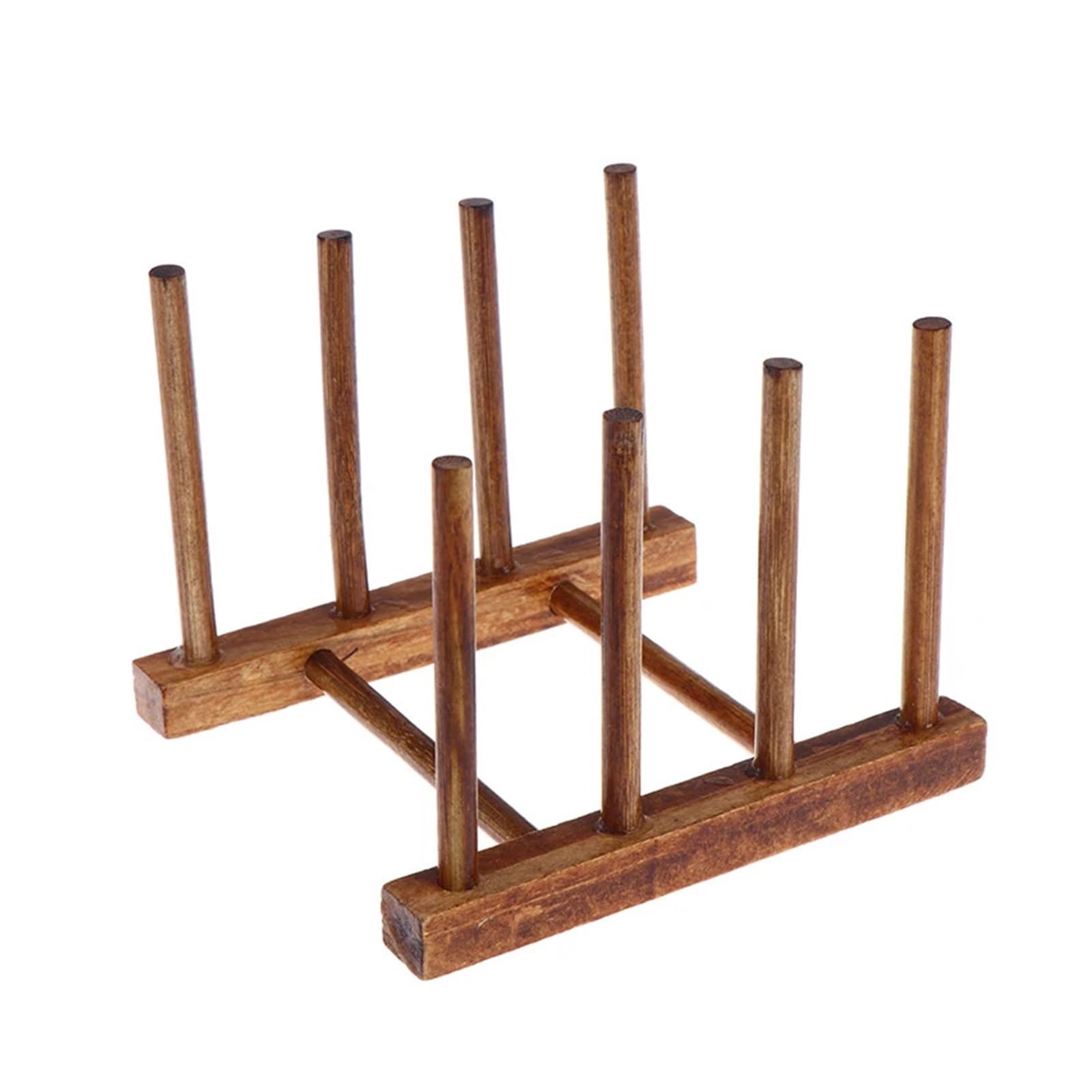 YUPLIODSX Wooden Dish Rack Wooden Dish Drying Rack