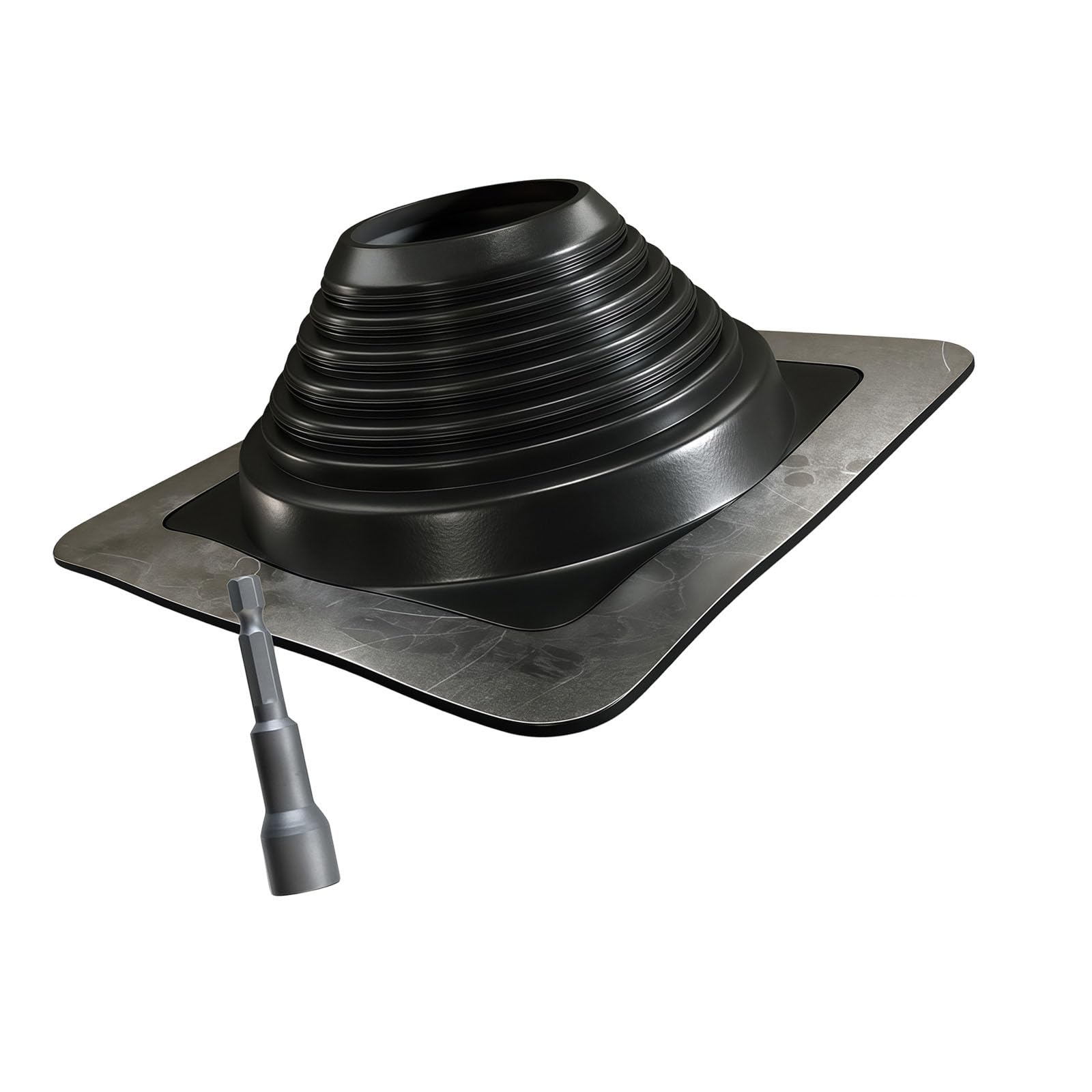 Buxuaaaa Multicolor Upgrades Silicone Roof Vent Flashing Roof Vent Pipe Boot For Metal & Asphalt Roofs Ensures Long Service Protect Weatherproof Elastomer Outlet