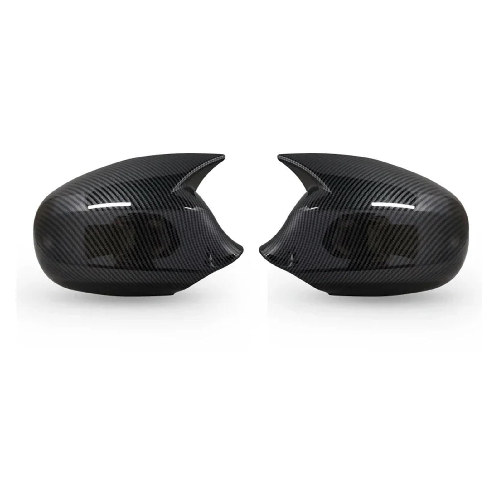 Cache rétroviseur BMW E90 E91 E92 E93 plastique rigide style carbone - 6