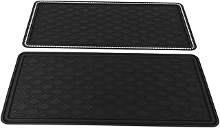 Hemobllo 2 Pçs Tapete Antiderrapante Suporte Do Carro Suporte Do Telefone Do Painel Suporte Do Telefone Celular Para O Painel Do Carro Tapete Pegajoso Bandeja Do Painel Do Carro Almofadas