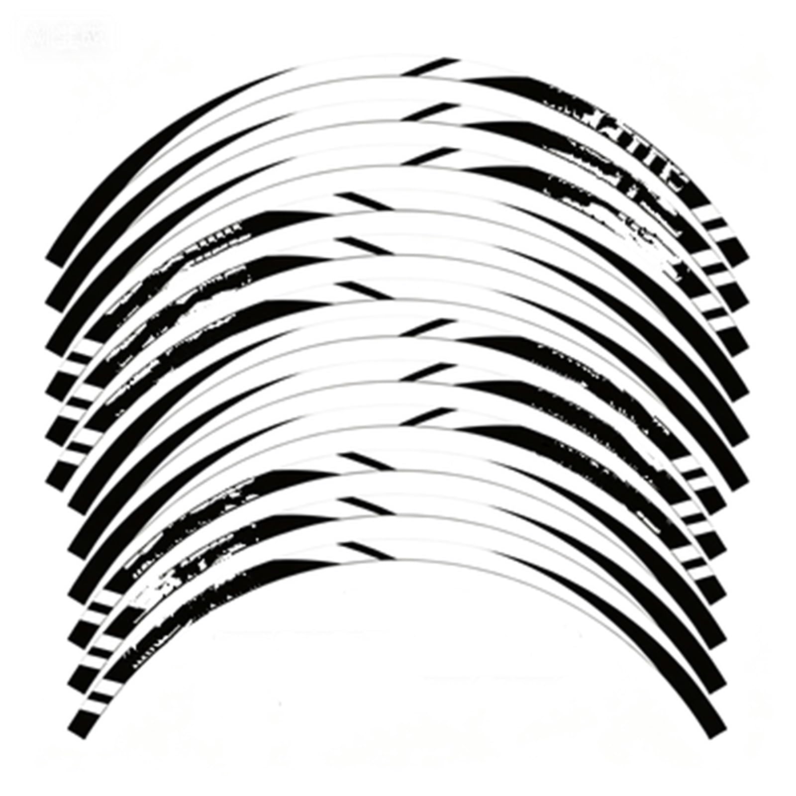 Wheel Rim Sticker Reflective Waterproof Decal for ZONTES 368E 368D 368M 350E 350M 350D 350 E(Color3)