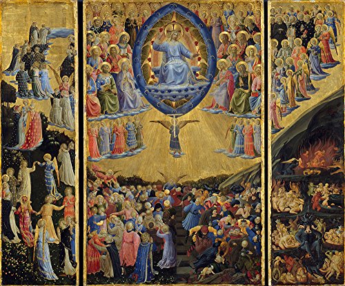 Fra Angelico Le Jugement Dernier grand format impression d'art matte - 2