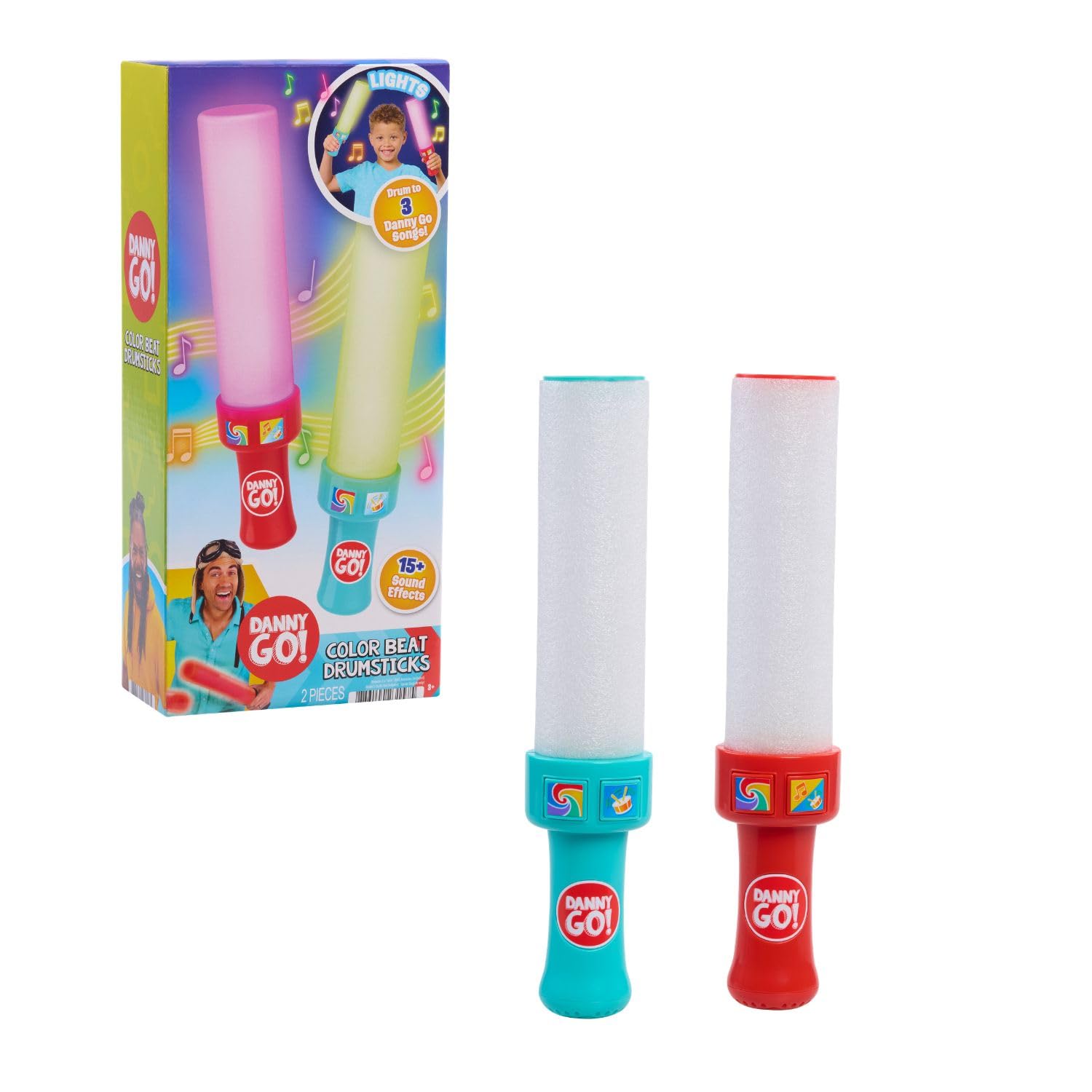 Just Play Danny Go! Color Beat Drumsticks