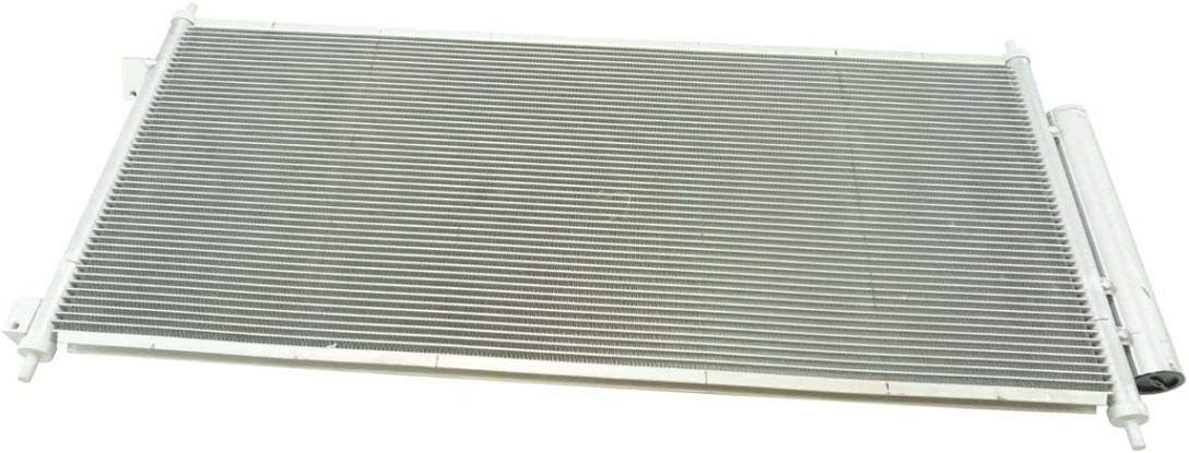 A/C Condenser and Receiver Drier Assembly Compatible with 09-12 Honda Fit 13 Fit Base 13 Fit Sport