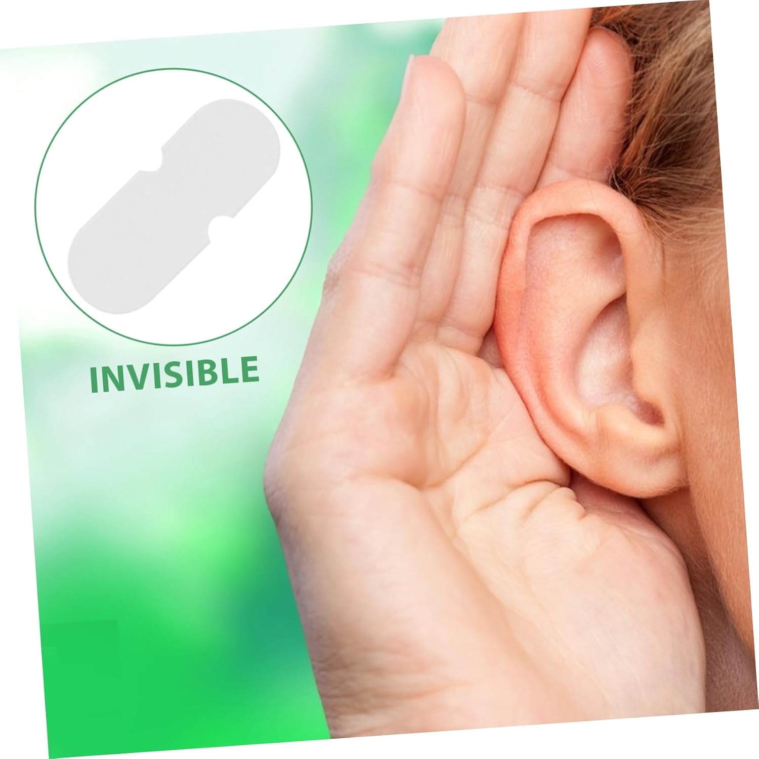 48pcs Silicone Ear Patches for Protruding Ears Aesthetic Shaping Stickers Discreet and Portable Training Supplies for Balanced Facial