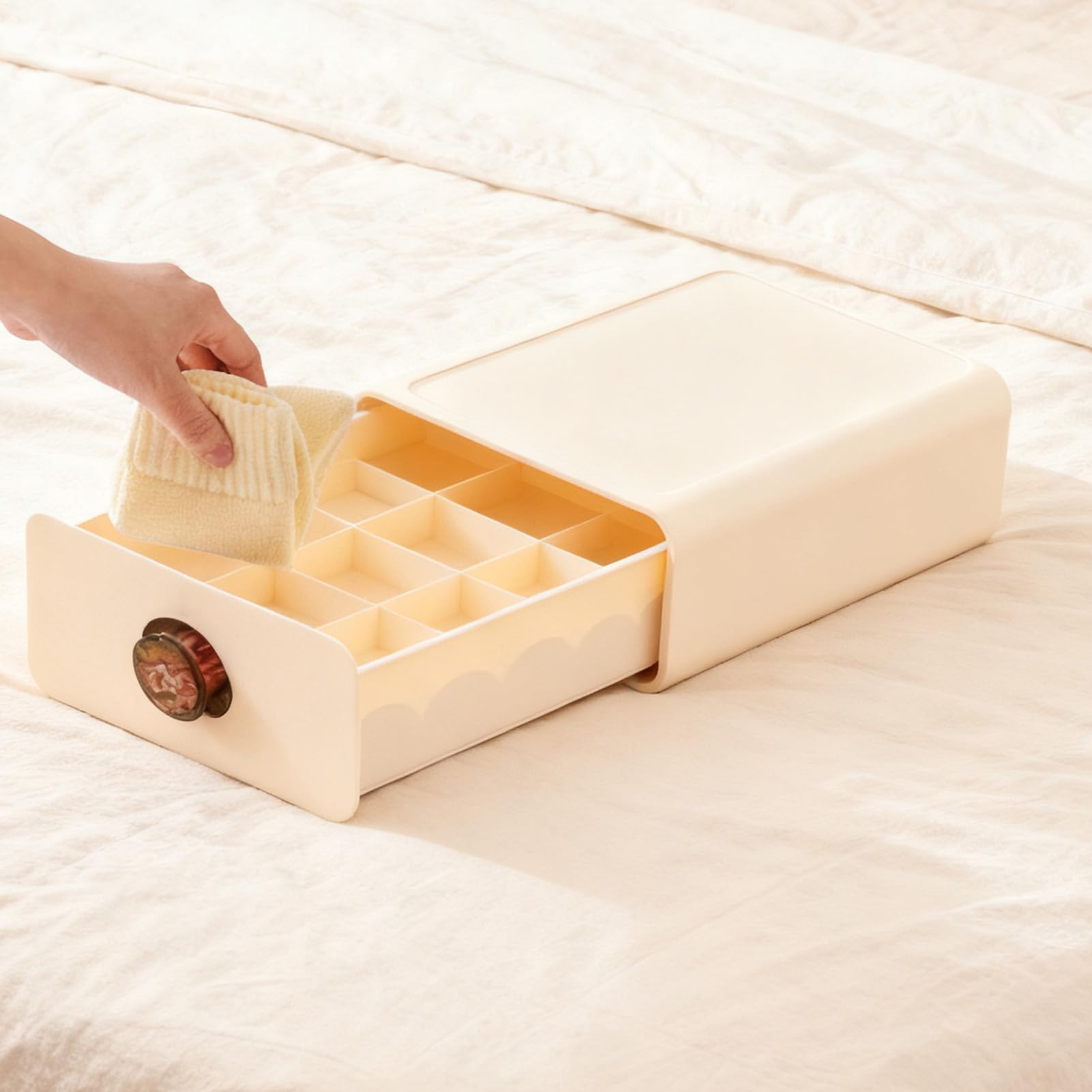Organizzatore Cassetto Biancheria Intima Contenitore Multi Scomparti Per | Organizzatore da Cassetto Donna Per Reggiseni Cravatte Cinture Camicie Sciarpe Indumenti