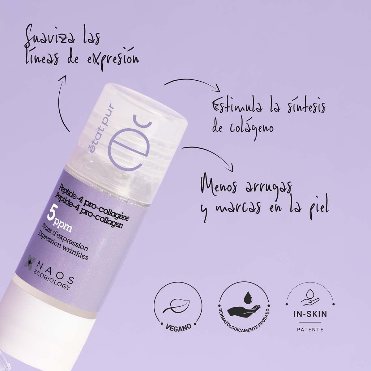 Etat Pur Pure Active Peptit-4 Pro Kolajen Mimik Çizgisi Karşıtı Saf Cilt Serumu 15 ml