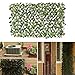 Verseo Artificial Ivy Privacy Fencing System, Faux Ivy Vine & Willow Branch Lattice, Adjustable Ivy Wall Privacy Screen, Expandable Horizontal or Vertical up to 96