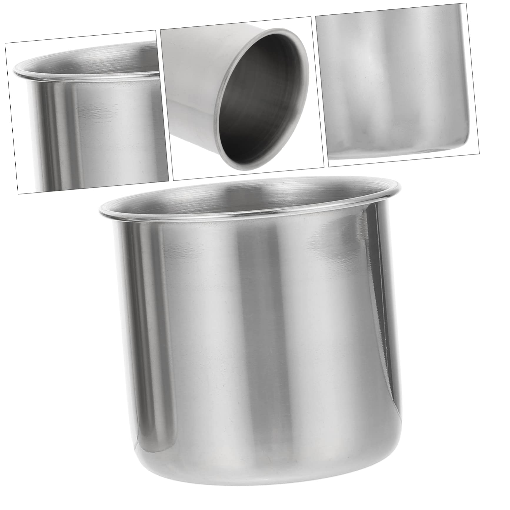 Gatuida 6 Piezas Vaso de Medicina de Acero Inoxidable Vaso Medidor Medidor de Acero para Medicamentos para Viajes y Uso Diario