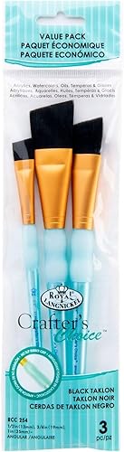 Royal & Langnickel CC 3PC Schwarz TAKLON ANGLAR BRU