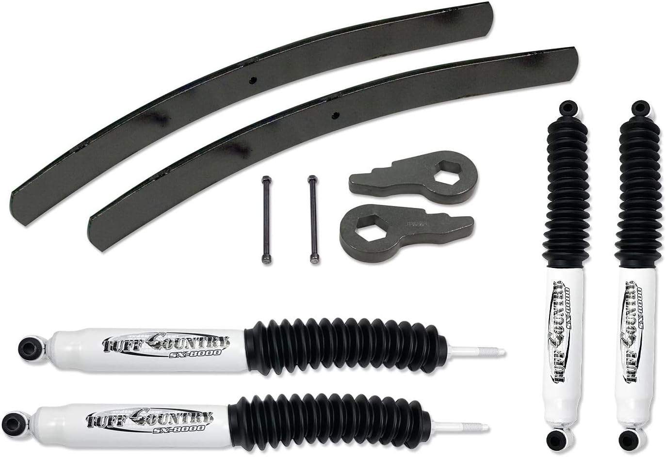 Tuff Country 12933 2" Lift Kit with No Shocks 4x4 Compatible with/Replacement for Chevy Truck K1500 1988-1998