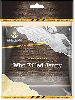 Cold Case Investigation Unit Case #3 - Who Killed Jenny the murder mystery case file Written by UK Police Detective. The Investigation Game For Adults