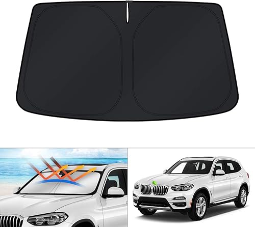Miniatura 10 de KUST Parasol para parabrisas para Jeep Gladiator 2020-2023 (JT), deporte, deporte, S, Overland Rubicon Pickup (sin sensor) Protector de visera de