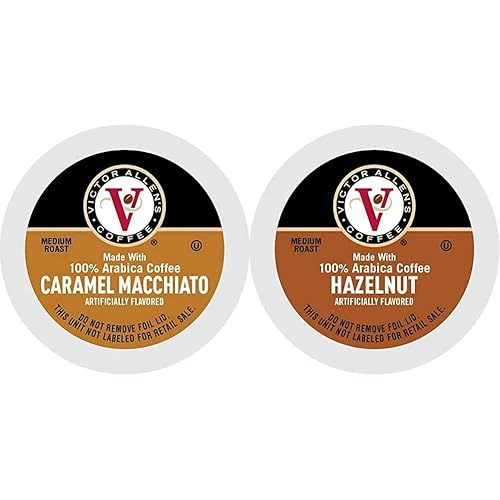 Coffee Caramel Macchiato and Hazelnut Flavored Single Serve K-Cup Coffee