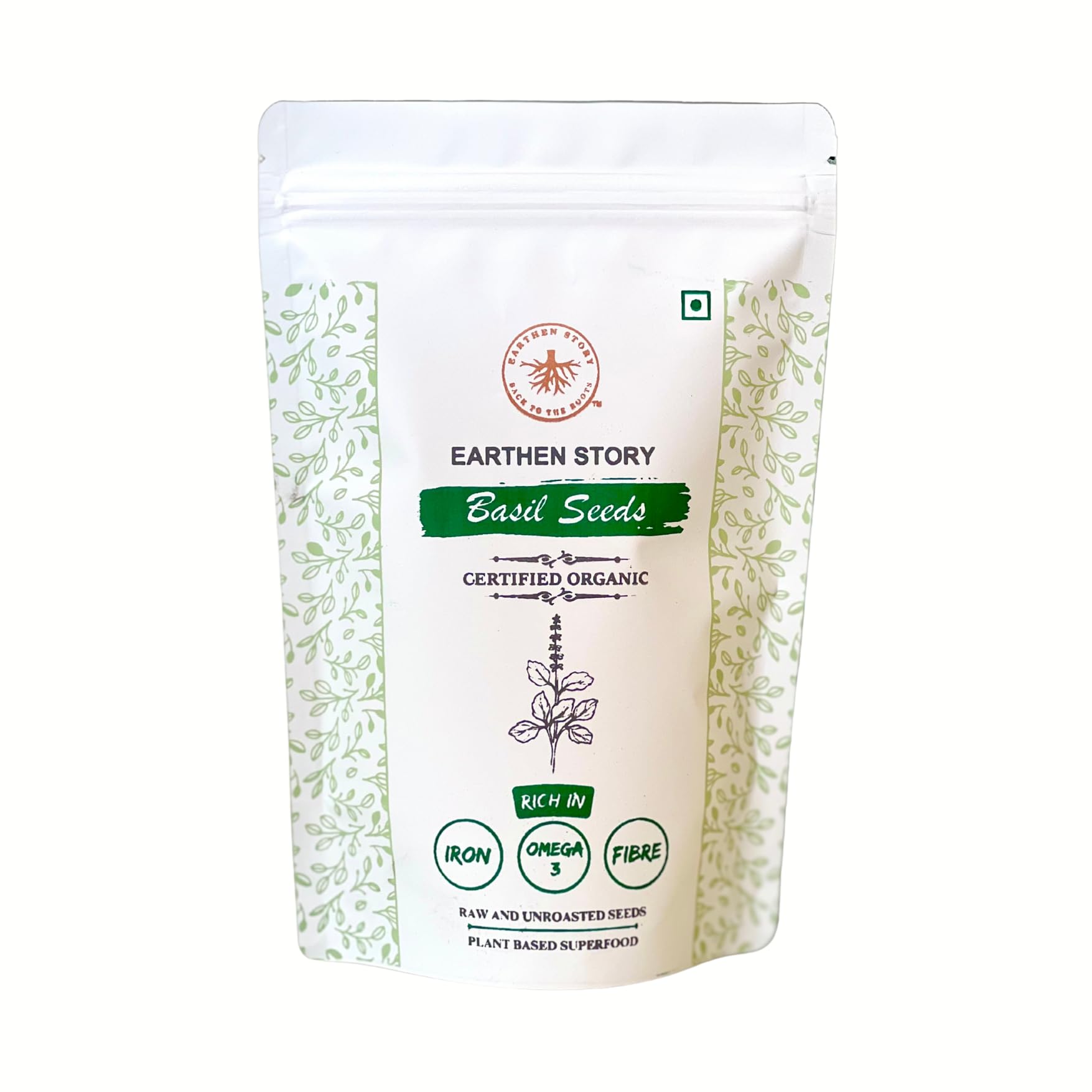 Earthen Story Certified Organic Sabja Seeds 250g | Raw Basil Seeds for Eating | Plant Protein, Gluten Free Tulsi Seeds | Rich in Omega 3, Fibre, Vitamins & Minerals (B0CJ54BWL6) Amazon Price History, Amazon Price Tracker