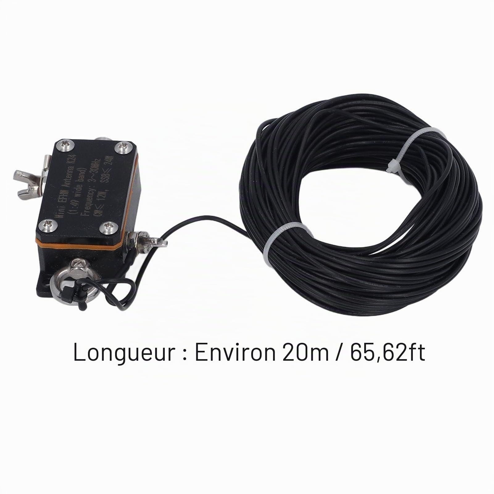 Antenne à Ondes Courtes, Balun Compacte Portable pour Réception Bandes Amateurs