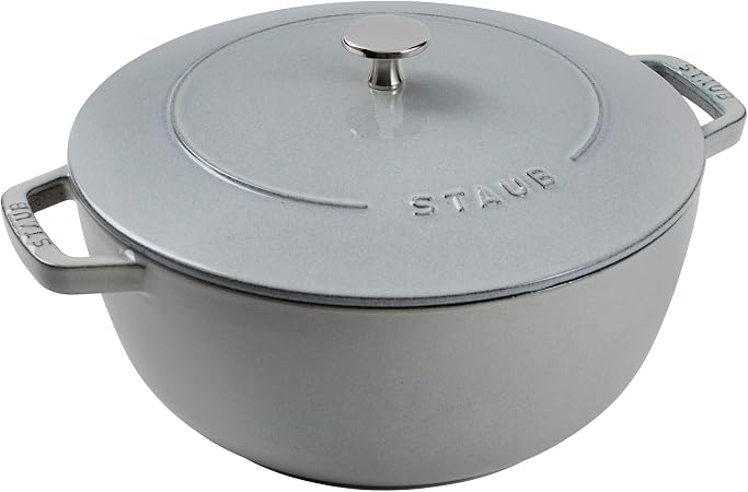 Staub Cast Iron Essential French Oven, Dutch Oven, 5-quart, serves