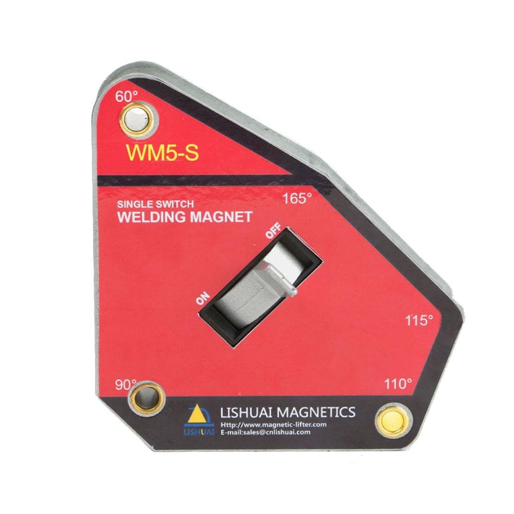 BularyUK Large Size Multi-angle Strong Force Neodymium Welding Magnet/NdFeB Magnetic Clamp Industry Magnet 1Pcs