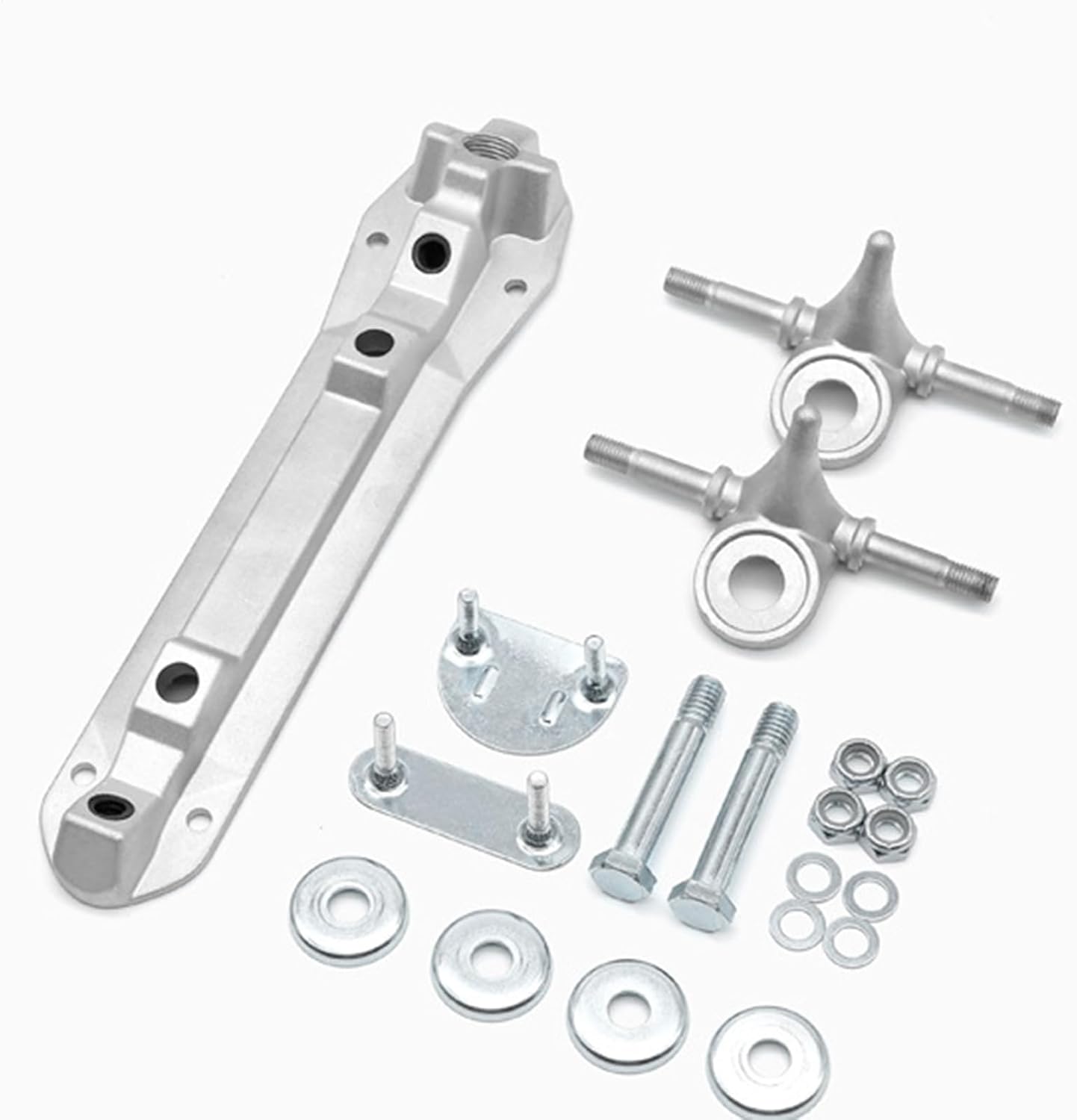 ローラースケートアタッチメント | 二列 交換用 ボトム - スケートボード ベース 底部 プレート | 旅行 公園 屋内 屋外 家