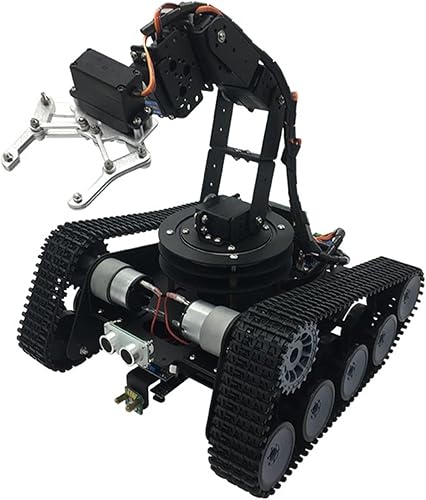 Miniatura 2 de LXSWY Brazo robot PS2 ControladorApp Control Open Source Robot Tank Car 6DOF Brazo mecánico Rastreamiento de agarre Color  Tablero 1