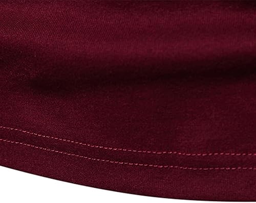 Miniatura 7 de Camisa para Hombre Casual Manga Larga Alta Elasticidad Regular Camiseta Cuello Alto Botton Down Tops Ligera