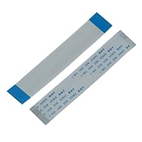 Vista 2 de uxcell A Tipo 0.039 in de espaciado FFC Cable de cinta 15 Pin Flexible Flat Cable Fop Face Connect Cable de alambre, 3.543 in, 10 piezas