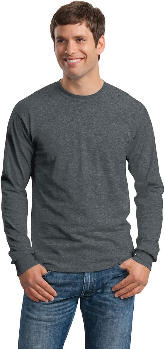 Gildan Ultra Cotton 6 oz. Long-Sleeve T-Shirt (G240) NAVY