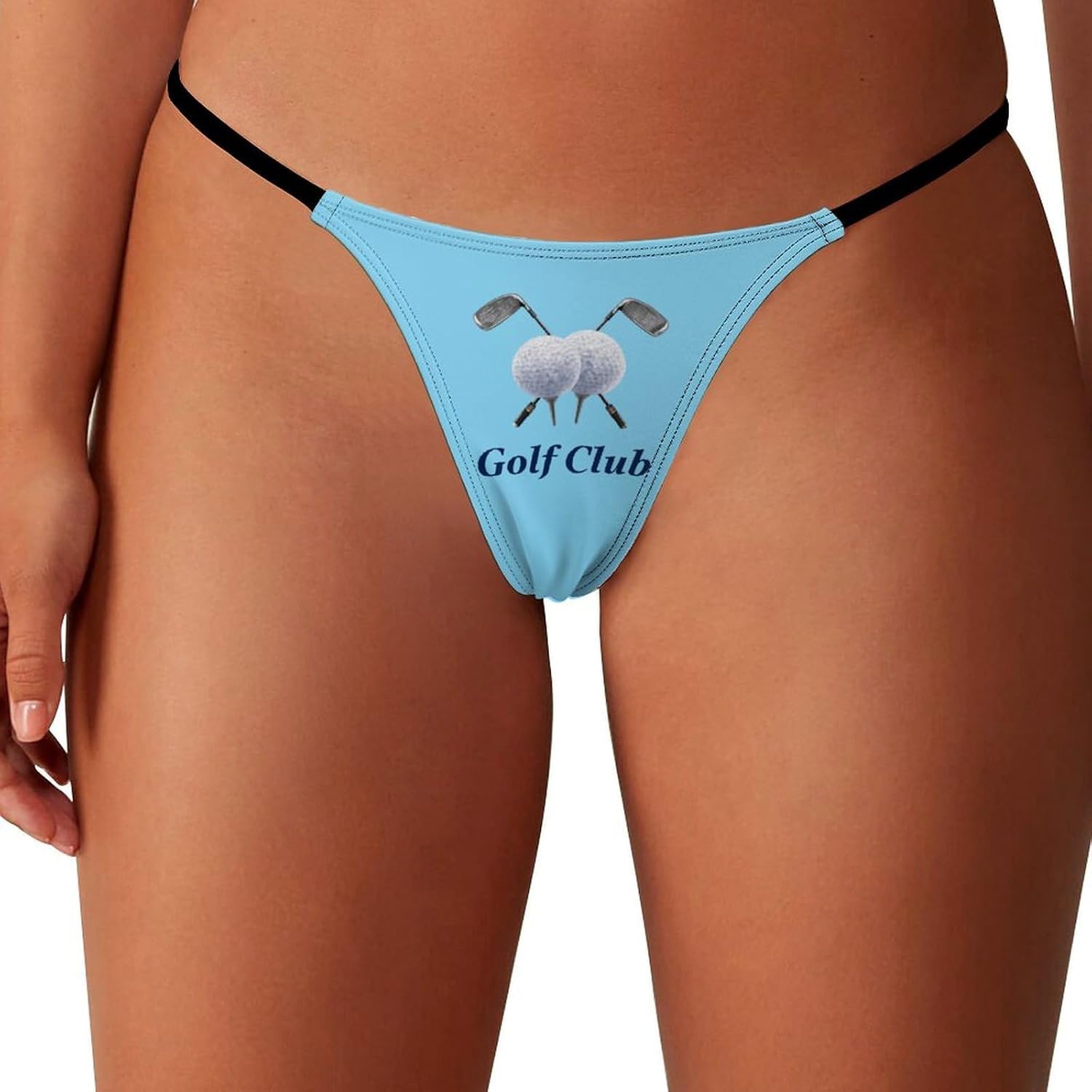 Golf Club Thongs for Women Underwear G-String Panties | Breathable,Low Rise Panties,T-back,Sexy,Briefs,No Show Thongs
