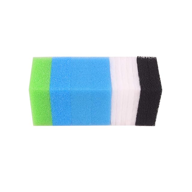INGVIEE Compatible Esponja de Filtro para Juwel Standard/Bioflow 6.0 / L (2X Azul Fino, 1x Azul Grueso
