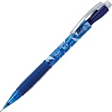 Pentel Icy Mechanical Pencil, 3mm Fixed Sleeve, 7mm Lead, Transparent Blue Barrel (AL27TC) – view 2