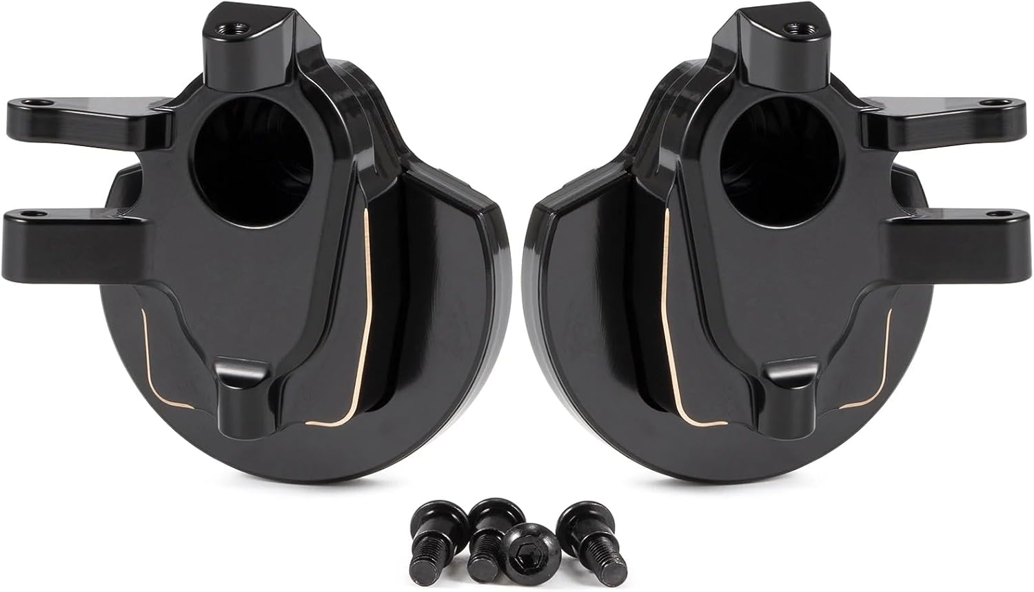 Heavy Brass Weights Capra AR45P Portal Cover Steering Knuckles for SCX10 III CP44 CP43 Portal Axle 1/10 RC Crawler Rigs 4WS LCG Comp Builds (Knuckle)