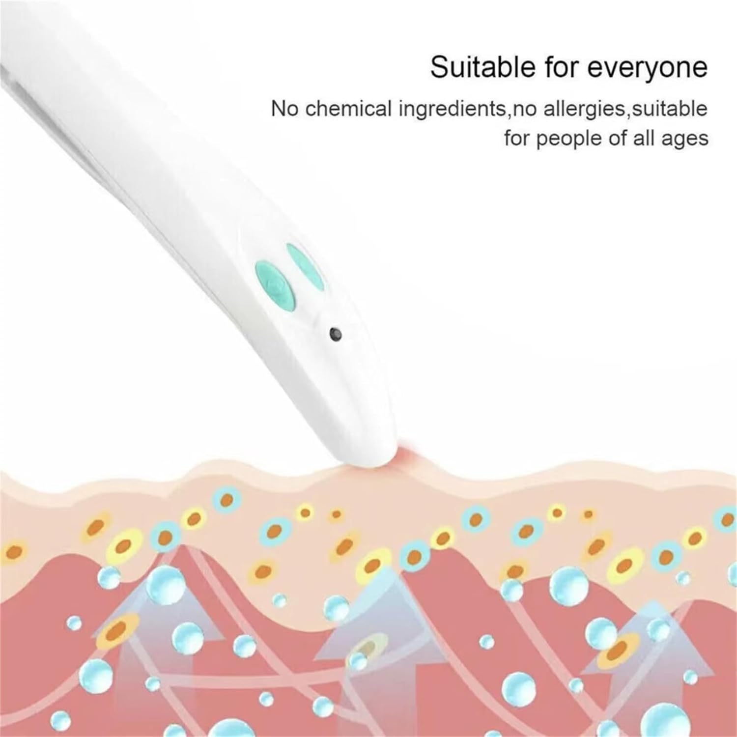 Insect Bite Healer Electronic Pen Device Chemical Free Effective for Irritating Insect Stings Lasting Relief Burning Swelling and Pain Anti-Itch Pen Heat Antipruritic Technology,Two