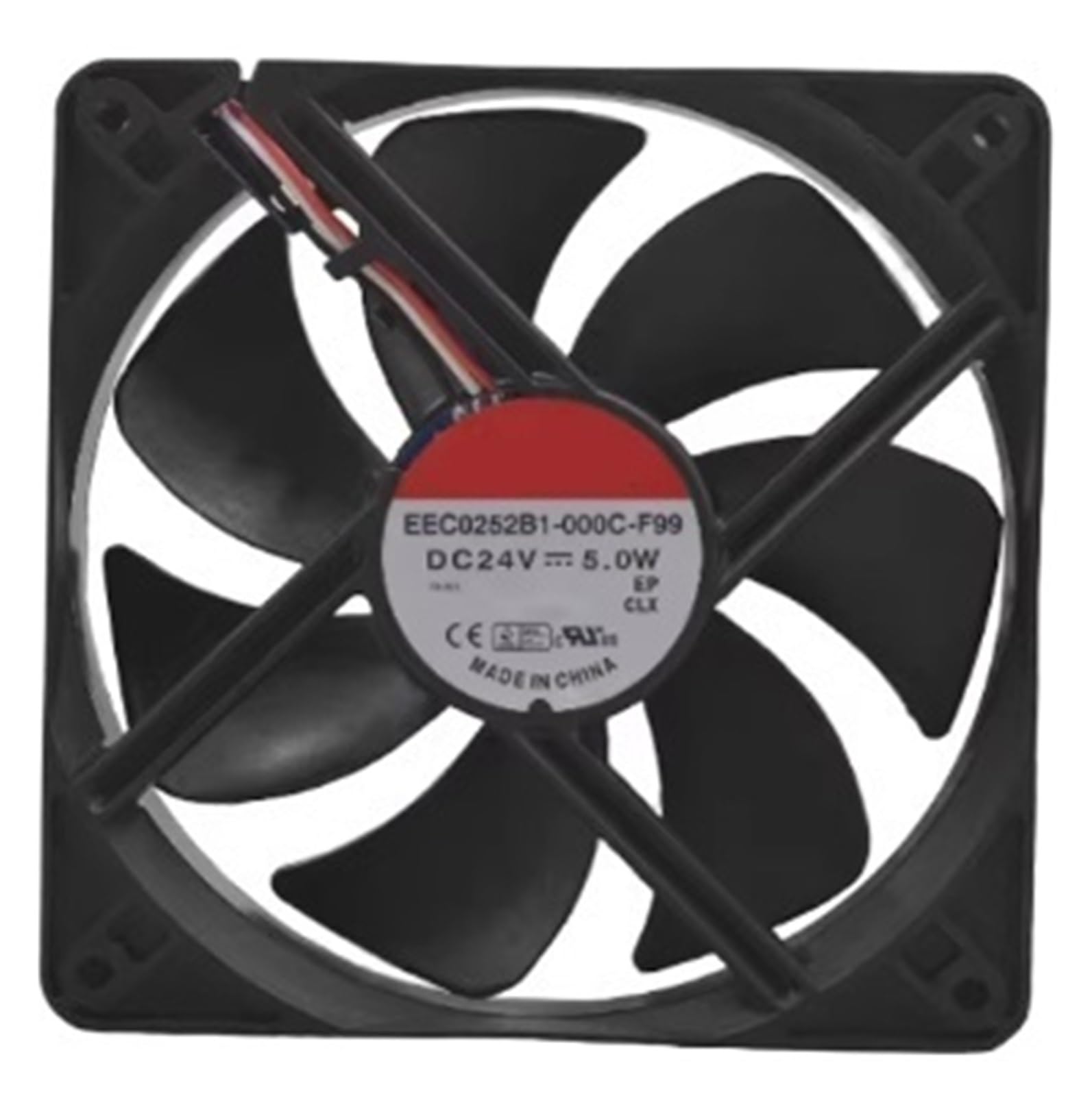 ZBWZXBDJ EEC0252B1-000C-F99 12025 24V 5.0W 12CM Inverter Cooling Fan 2-wire