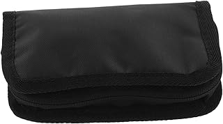 WRITWAA Bolsa De Almacenamiento Para En Sangre 15 Unidades Para Diabéticos Portátil Con Soporte Para Bolsa Pequeña Con Forro 210D Color Negro