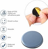 Vista 3 de 12 Pcs Kitchen Appliance Sliders, Furniture Sliders, Appliance Sliders for Kitchen Appliances, Adhesive Magic Self Stick Sliders, Compatible with