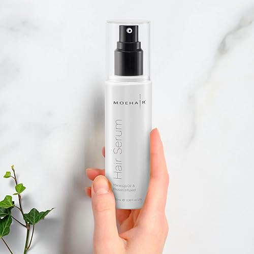 Miniatura 2 de MOEHAIR DUO Pack de suero para el cabello y acondicionador sin enjuague  Desenreda y elimina el encrespamiento  Suaviza y añade brillo  Hidrata y