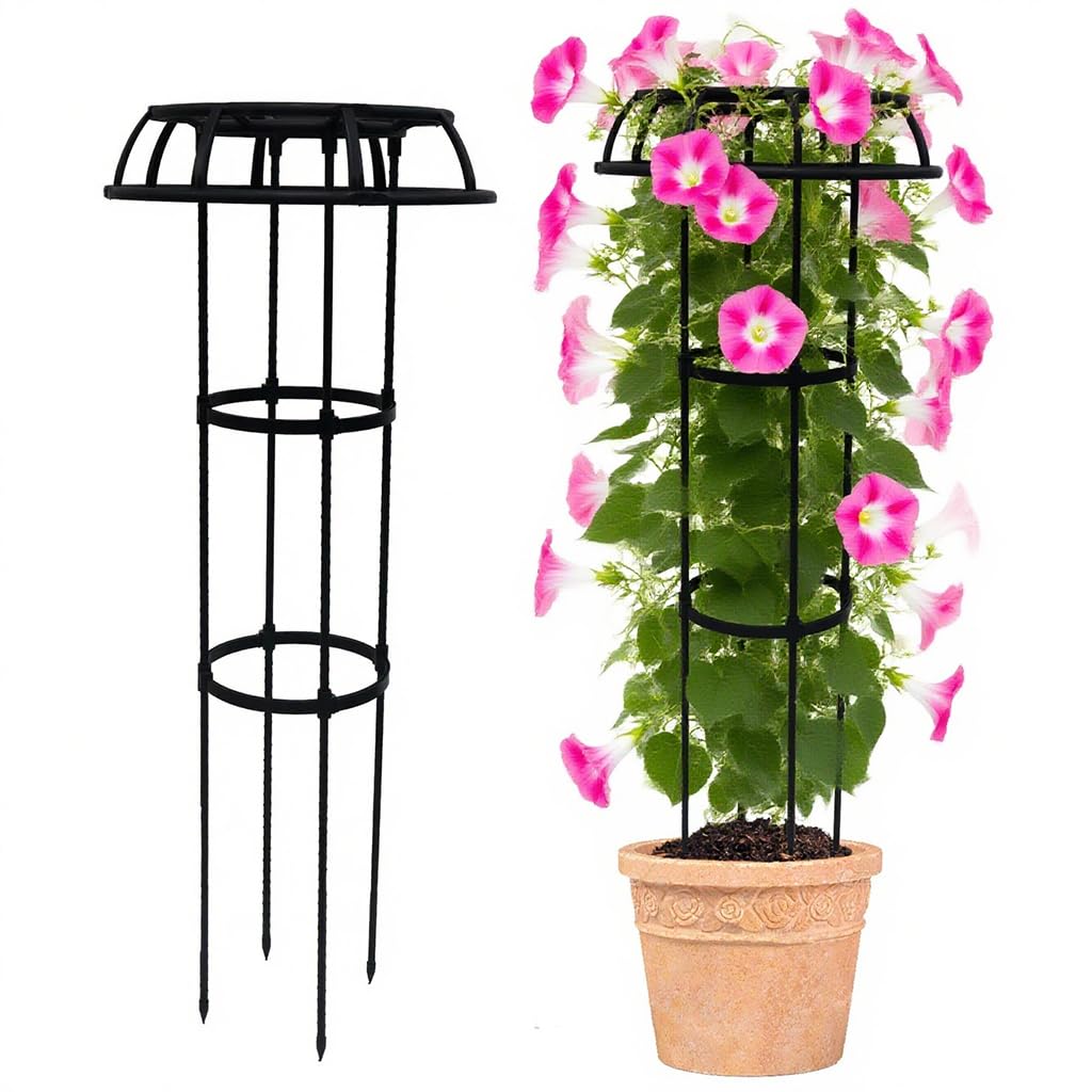 Metal Flower Trellis - Support Climbing Plants -9