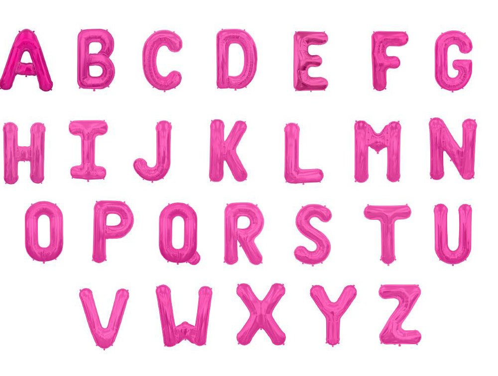 Amazon | 文字 アルファベット バルーン サイズ30センチ カラー