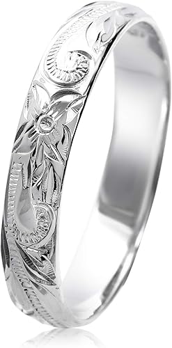 Amazon ハワイアンジュエリー Locomocoaloha リング 指輪 ペアリング 波 プルメリア ストレート 正規品 ジュエリー リング 通販