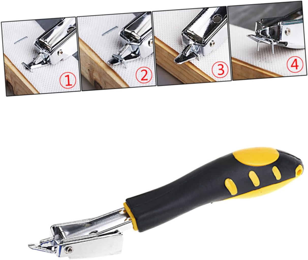 2Pc Plastic Handle Hand Held Nail Puller Tool Multi Function for DIY Repair | Metal and Plastic Build, Anti Scratch Grip, Leverage Action, Works on Door Nails and Staples