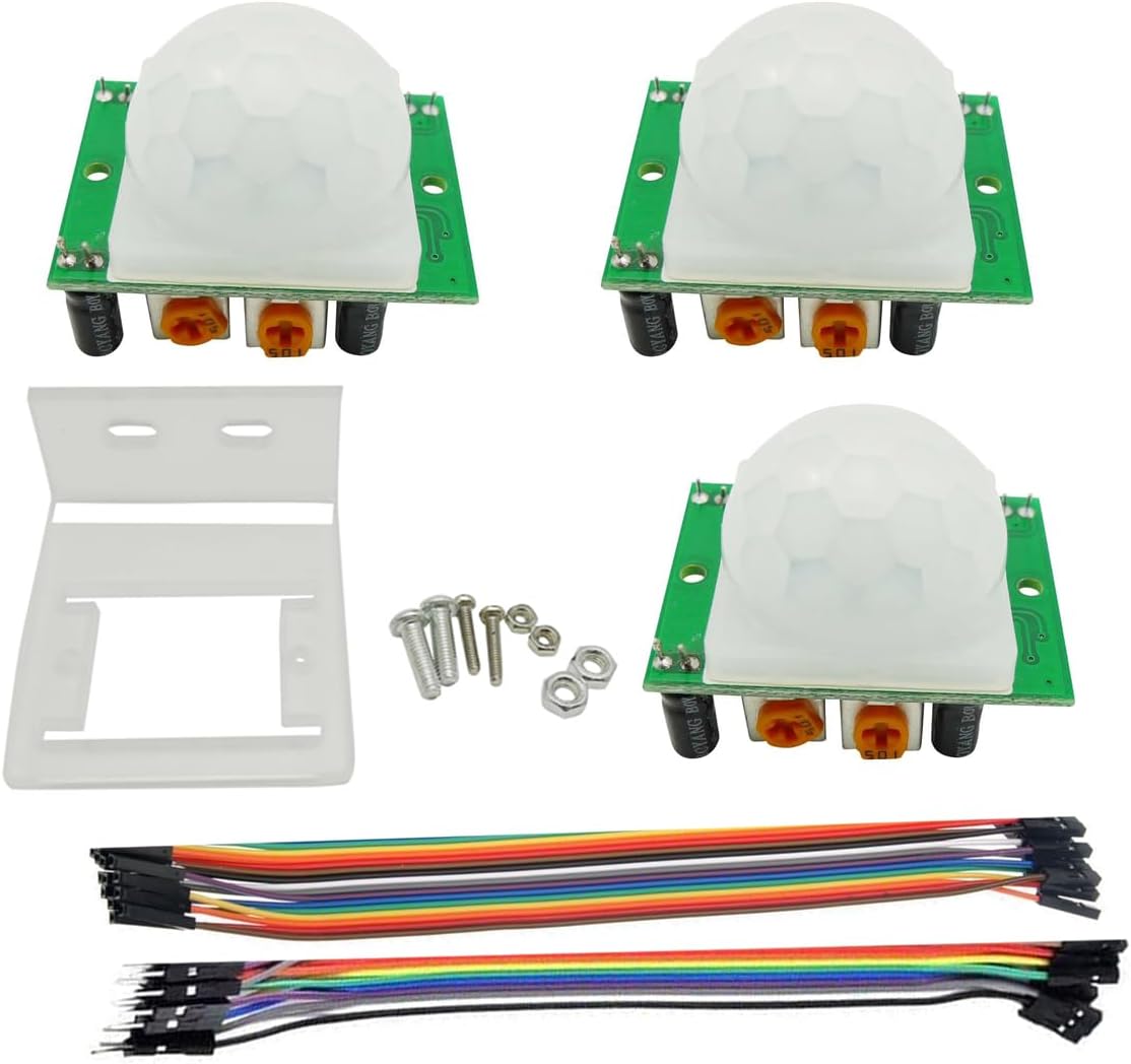 Amazon.com: Ferwooh 3PCS HC-SR501 Infrared PIR Motion Sensor Human Body ...